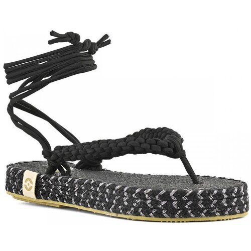 Nalho BLK MEDHA SANDAL WITH CROCHET UPPER Crna Slike
