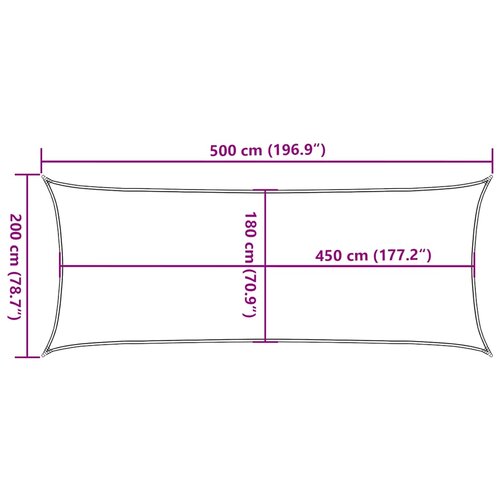  Jedro za za&amp;scaron;titu od sunca 160 g/m&amp;sup2; crveno 2 x 5 m HDPE Slike