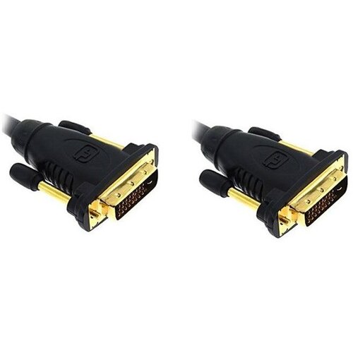 Oem DVI Dual Link kabel 24+1 pinov mo&scaron;ki/mo&scaron;ki 10 m zlata, (21732535) Cene