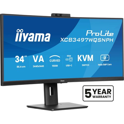 Iiyama TFT 34.0/86.4cm ProLite XCB3497WQSNPH 21:9 curved Cijene