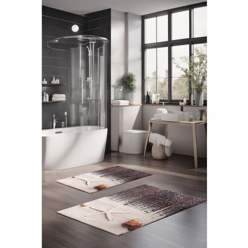  CT-5273 multicolor bathmat set (2 pieces) Slike