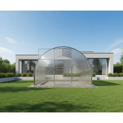  Modularni čelični plastenik Gaudi,12 mx3.14m, samo okvir, razmak između lukova 0.67m Cene