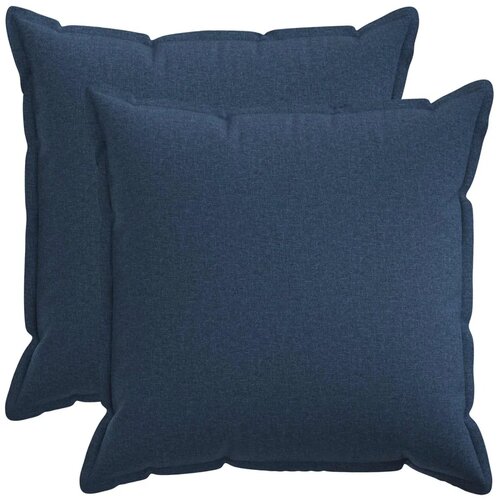  Presvlaka za jastuk 2 kom. HOUTEN Plava 70 x 70 cm Umjetni lan - Plava 70 x 70 cm 2 Slike