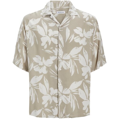 Jack & Jones Srajca 'JEFF' temno bež / bela Cene