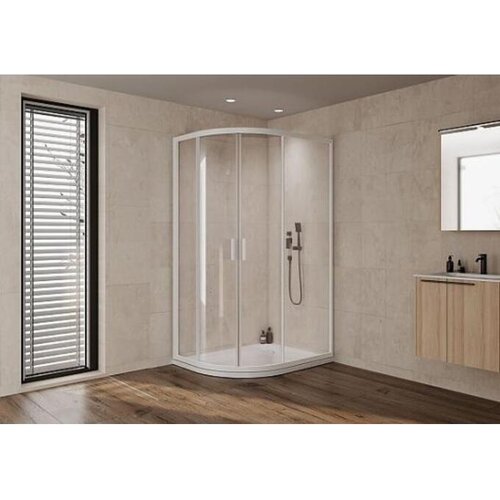 Kolpa San polkrožna tu&scaron; kabina Venus R 120X90-UNI WH/1 R550, bela, 660540 Cene