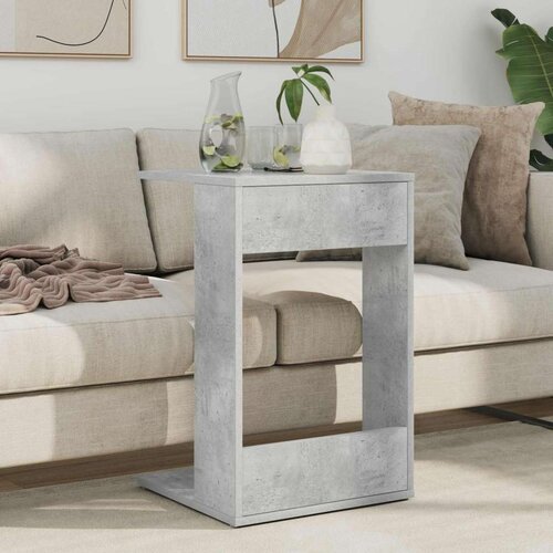  Bocni stol Betonski sivi 40 x 38 x 62 5 cm Konstruirano drvo Slike
