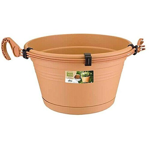 ELHO Green Basics Viseća tegla za cvijeće (Vanjska dimenzija (ø x V): 28 x 18 cm, Plastika, Terakota) Cijene