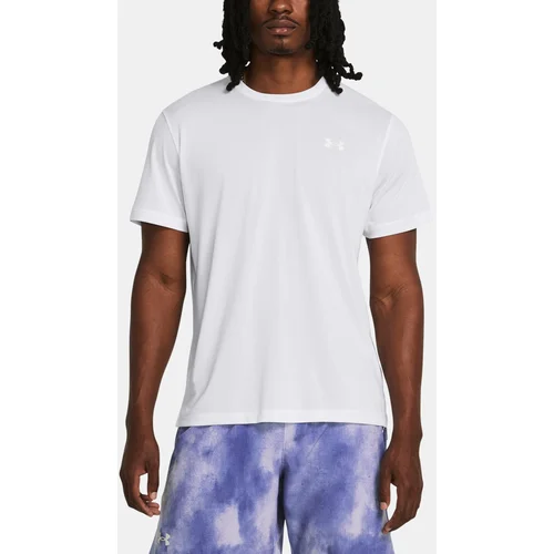 Under Armour T-shirt UA LAUNCH SHORTSLEEVE-WHT - Men