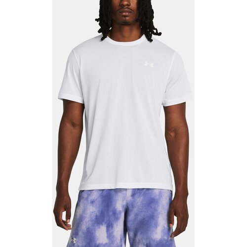 Under Armour T-shirt UA LAUNCH SHORTSLEEVE-WHT - Men Slike