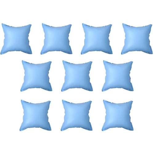 vidaXL Zimski jastuci na napuhavanje za bazenski pokrov 10 kom PVC
