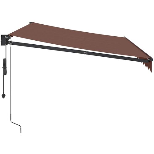 Tenda na automatsko uvlačenje smeđa 350 x 250 cm Slike
