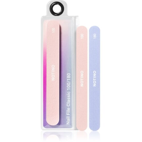 Notino Nail Tools Nail File Classic klasična ra&amp;scaron;pica za nokte s dvije granulacije Classic 100/180 1 kom Slike