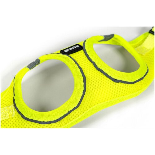  Pas za psa Gloria Air Mesh Star Rumena XXS 24-26 cm Slike