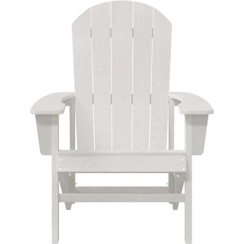 VidaXL Adirondack stolice 2 kom Bijele 74x82x90 cm HDPE Slike