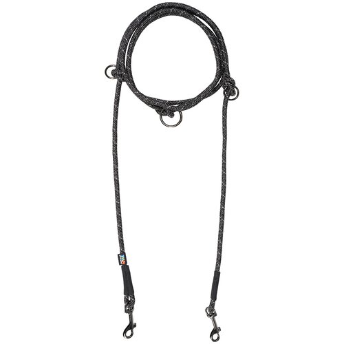 Rukka Pets Rukka® nastavljivi povodec, črn - Velikost S: dolžina 300 cm, Ø 6 mm Cene