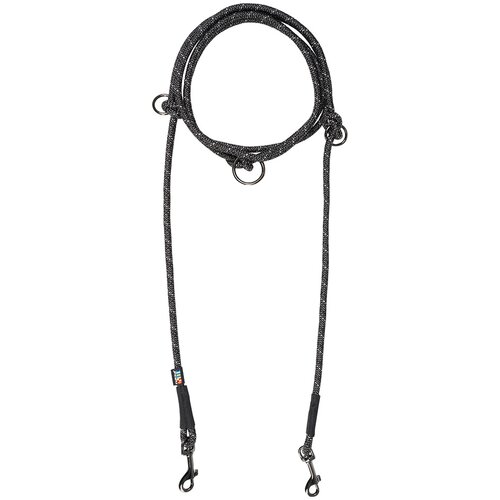 Rukka Pets Rukka® nastavljivi povodec, črn - Velikost S: dolžina 300 cm, Ø 6 mm Cene