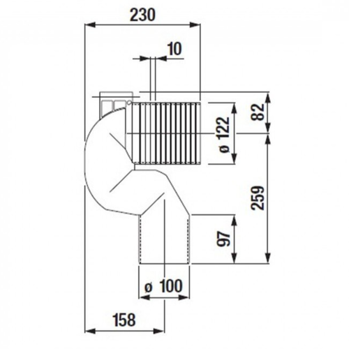 Laufen H8990250000001 priključno koleno za WC &scaron;koljko Cene