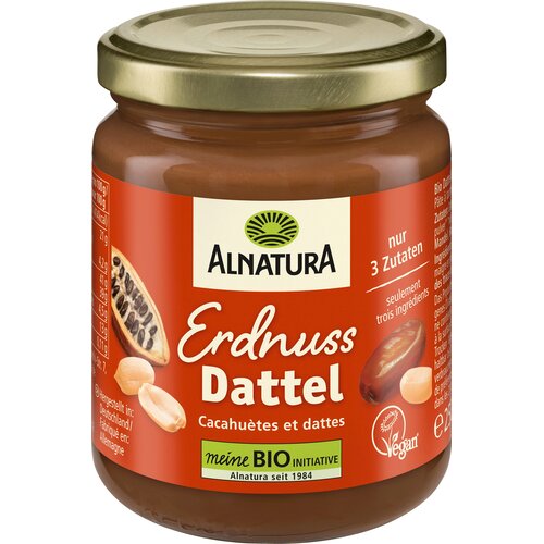 Alnatura Bio krema od kikirikija, datulja i kakaa - 250 g Slike