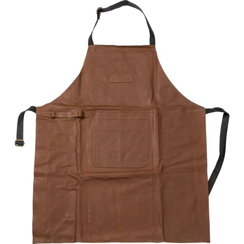 Zassenhaus Bib Apron cognac Cowhide Leather Slike