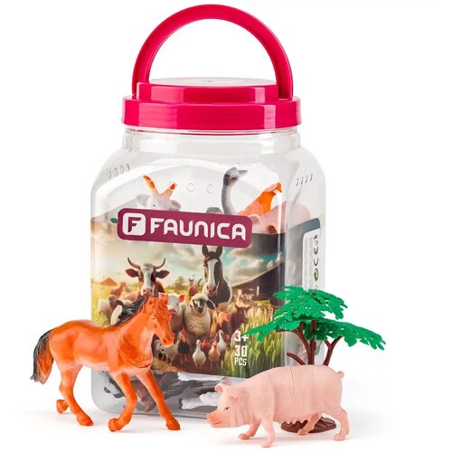 Woodyland Faunica: Farma životinje set igračaka u kanti - Cijene