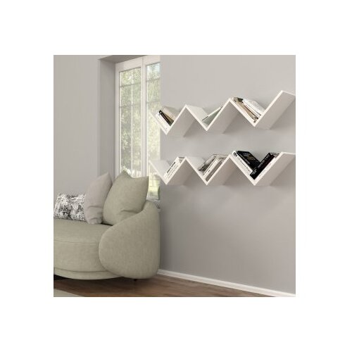 Woody Fashion Hanah Home Zidna polica Zig Zag Slike