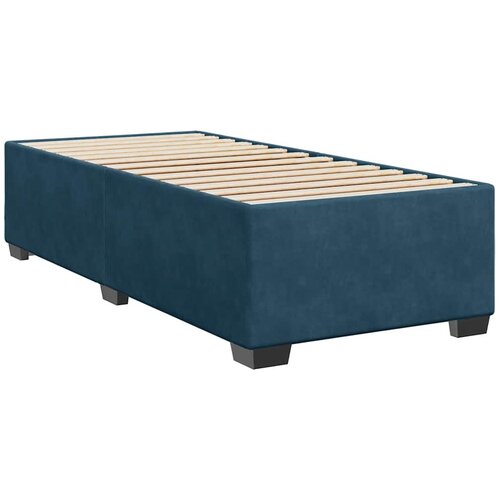 Box spring krevet s madracem tamnoplavi 90x190 cm bar&amp;scaron;unasti Slike