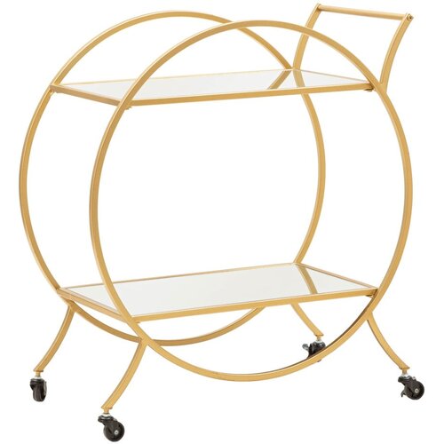 Mauro Ferretti Kolica za posluživanje na kotačima 36.5x70 cm Round – Cijene