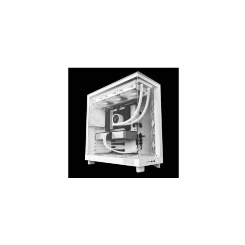 NZXT Kućište za PC H6 FLOW WHITE mini-ITX, Micro-ATX, ATX, Mid-tower, 3x fan