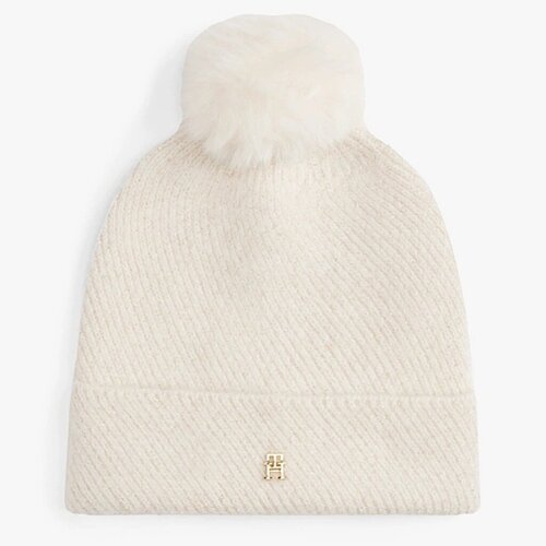 Tommy Hilfiger Kape POM POM BEANIE Bela Cene