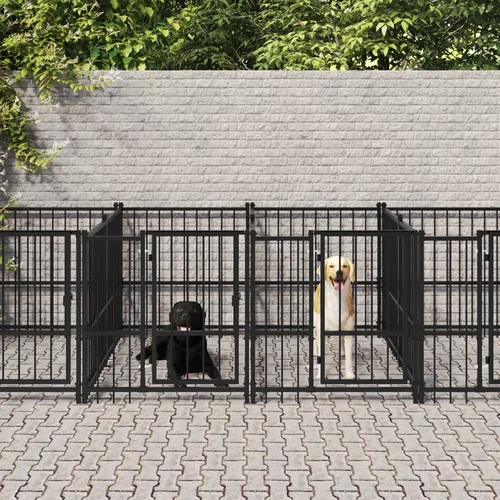  vanjski kavez za pse čelični 11,26 m²