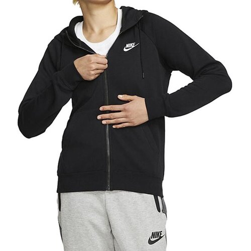 Nike W NSW ESSNTL HOODIE FZ FLC Crna Slike
