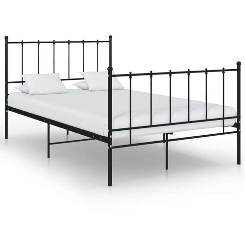  Za krevet crni metalni 120 x 200 cm Cene