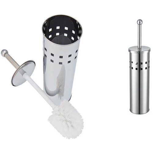  Četka za WC inox + stalak 38cm Slike