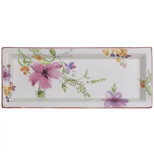 Villeroy & Boch Porcelanast servirni pladenj z motivom cvetja Mariefleur Gifts