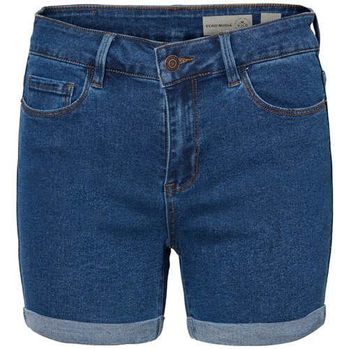 Vero Moda Kavbojke &amp;#039;HOT SEVEN&amp;#039; moder denim / rjava Slike