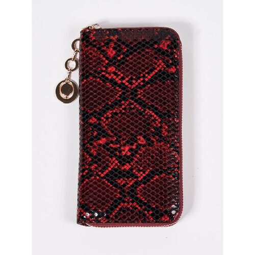 SHELOVET Women's wallet with snake pattern red Slike
