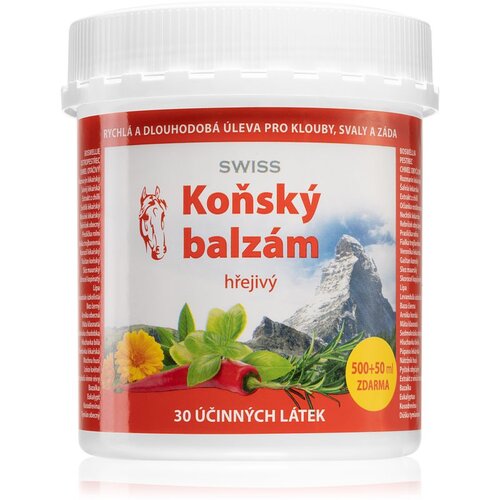 Swiss Horse balm Warm gel za opu&scaron;tanje mi&scaron;ića i zglobova sa zagrijavajućim učinkom 550 ml Cijene