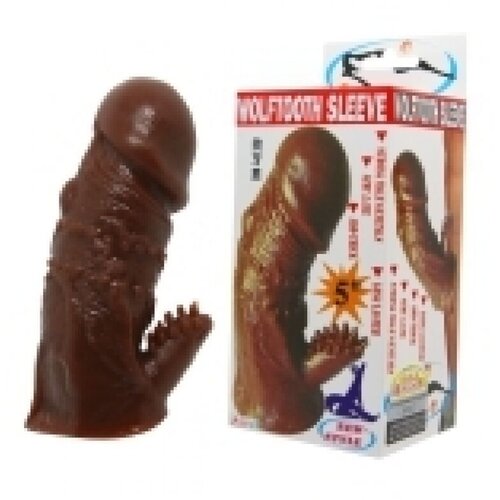  Navlaka za penis Wolftooth sleeve, 11.5cm, Braon Slike