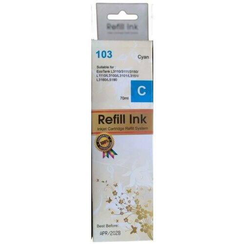 Sinocopy INKJET EP 103/E103 Dopuna Cyan SINO boja bocica sadrži 70 ml mastila za Epson EPIJC103SC Cene