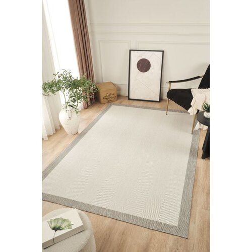 Conceptum Hypnose tepih Sisalux 3086, 80 &times; 300 cm, bela / siva Cene