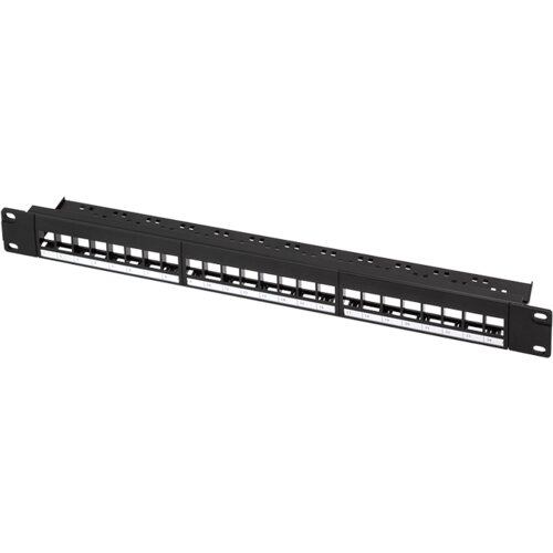 Logilink 19'' Patch Panel 1U, 24 prazan, sa nosačima kabla NK4065 Cene