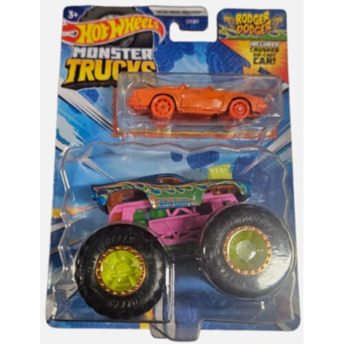  HotWheels Die Cast Monster Trucks 1:64 pink Cene