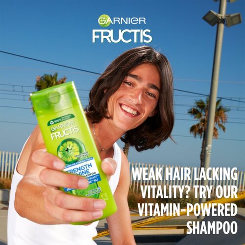 Garnier Fructis Strength &amp;amp; Shine &amp;scaron;ampon za krepitev in sijaj las 250 ml Slike