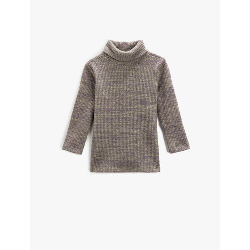  Turtleneck T-Shirt Long Sleeve Soft Textured Loose Fit Cene