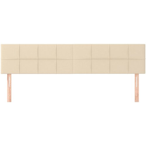  Uzglavlja krem 200x5x78/88 cm od tkanine Slike