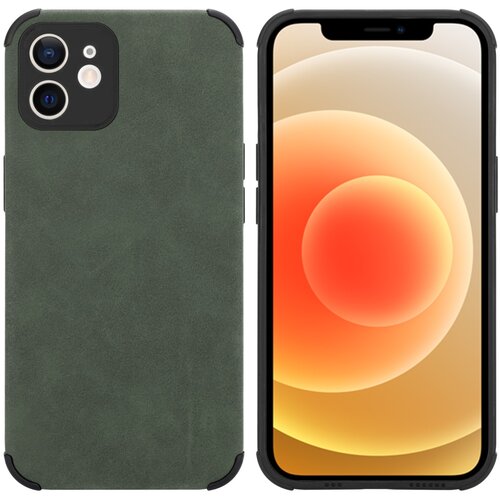 Cadorabo Case, združljiv z Apple v Emerald Green - Zaščitni pokrov iz silikona TPU z plemenito umetno seminsko zadnjo stranjo, (20593813) Cene