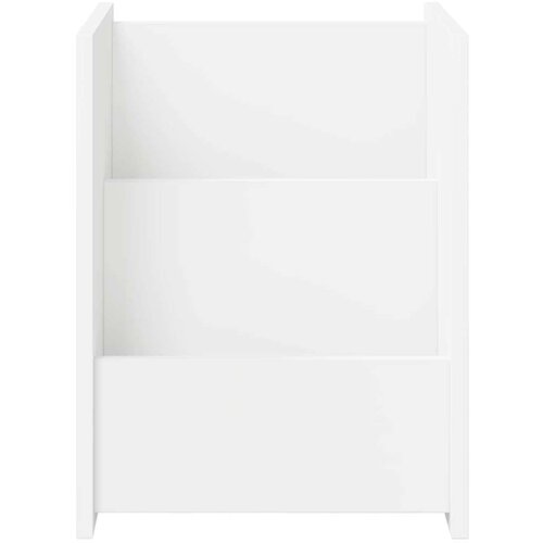  Bocni stol s policom Bijelo 35 x 35 x 45 cm Konstruirano drvo Slike