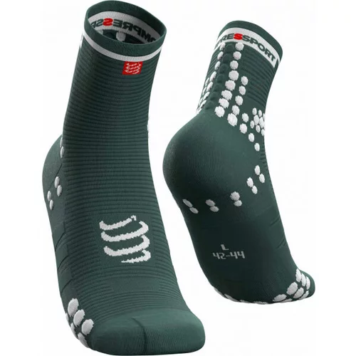 Compressport RACE V3.0 RUN HI Čarape za trčanje, tamno zelena, veličina