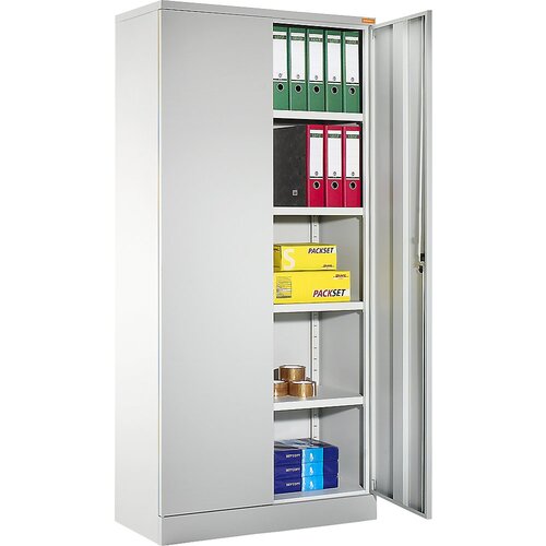 eurokraft basic Univerzalna omara, VxŠxG 1950 x 915 x 421 mm, svetlo siva Cene