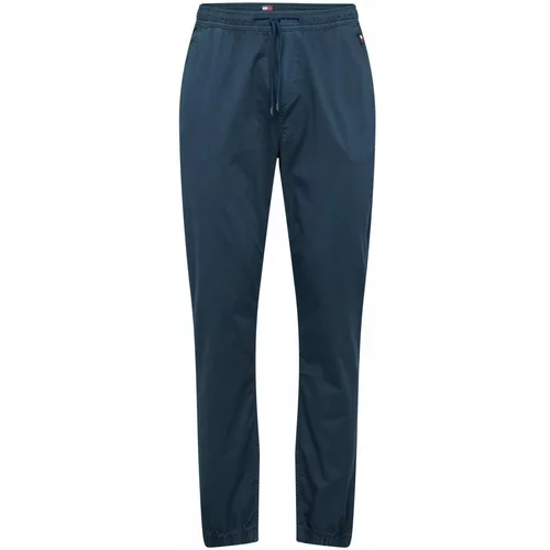 Tommy Jeans Chino hlače 'AUSTIN' morsko plava / crvena / crna / bijela